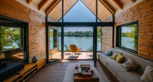 como distribuir una casa rectangular